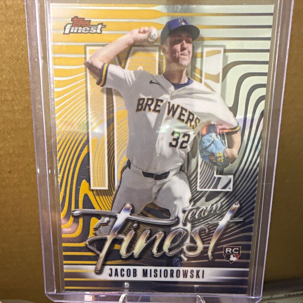 Topps 2026 Finest Team Finest Jacob Misiorowski RC Insert #TF-24 Brewers